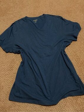 Classic Men's V-Neck Tee - Dark Blue